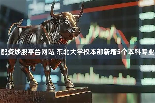 配资炒股平台网站 东北大学校本部新增5个本科专业